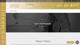 Margin Trading | Mashreq Gold