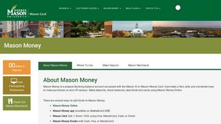 About Mason Money – Mason Card