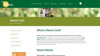 Mason Card - shopMason