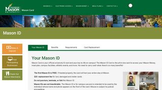 About Mason ID – Mason Card