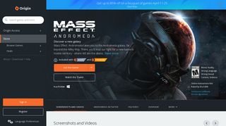 Mass Effect™: Andromeda for PC | Origin