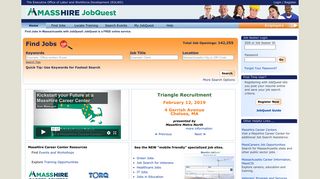 Search and Find Jobs in Massachusetts with JobQuest