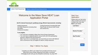 Home | Mass Save HEAT Loan Application Portal - CLEAResult