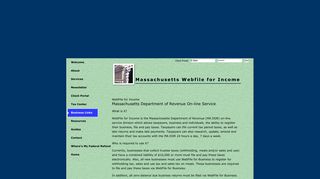 Massachusetts Webfile for Income - Facchetti & Facchetti, LTD
