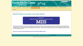 Massachusetts Immunization Information System