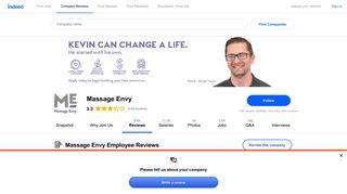 Working at Massage Envy: 4,310 Reviews | Indeed.com