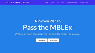 Massage Exam Academy: A Proven Plan to Pass the MBLEx