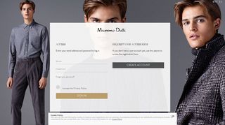 request your access keys - Massimo Dutti