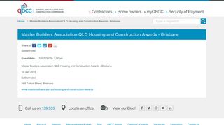 Master Builders Association QLD Housing and Construction Awards ...