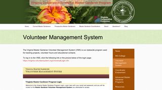 Volunteer Management System – Virginia Cooperative Extension ...