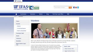Volunteers - Florida Master Gardener Program - University of Florida ...