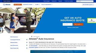 Auto Insurance: Get a Free Car Insurance Quote | Allstate
