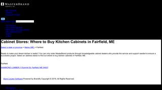 Kitchen Cabinets in Fairfield, Maine (ME) - MasterBrand - Where 2 Get It