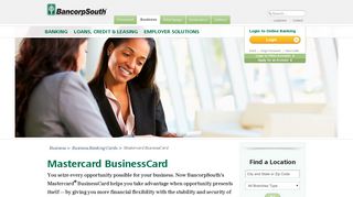 BancorpSouth Mastercard BusinessCard