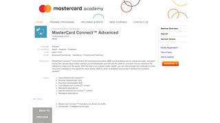 MasterCard Connect™ Advanced 18 November 2015, Minsk
