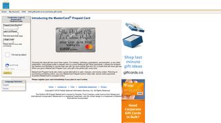 Prepaid Card - Introducing the MasterCard® Prepaid Card