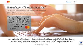 The Perfect Gift™ Prepaid Mastercard®