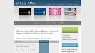 Milestone Card | Milestone Gold MasterCard