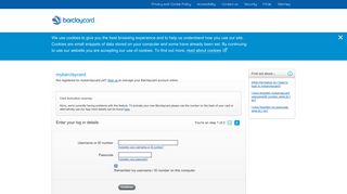 Barclaycard | Enter your log-in details