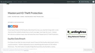Mastercard ID Theft Protection - Jeffsetter Travel