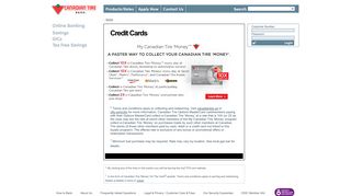 Canadian Tire Bank - Credit Cards