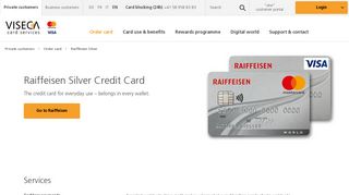 Raiffeisen Silver credit card | Viseca Card Services