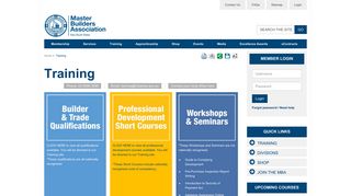Training - Master Builders Association of NSW
