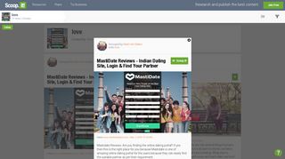 MastiDate Reviews - Indian Dating Site, Login &... - Scoop.it