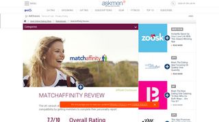 MatchAffinity Review - AskMen