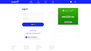 Sign in - Match® | Login | The Leading Online Dating Site for Singles ...