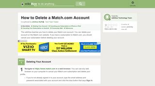 3 Ways to Delete a Match Account - wikiHow