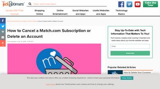 How to Cancel a Match.com Subscription or Delete an Account