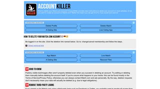 Delete your Match.com account | accountkiller.com