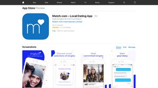 Match.com – Local Dating App on the App Store - iTunes - Apple