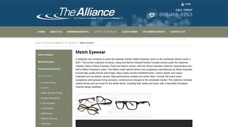 Match Eyewear Bulk Pricing | The Alliance Buying Group