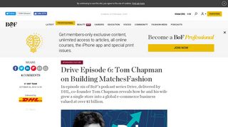 Drive Episode 6: Tom Chapman on Building MatchesFashion ...