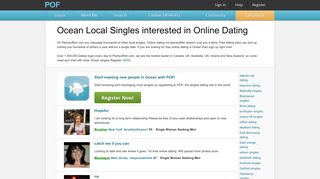 Ocean Online dating chat, Ocean match, Ocean Singles Website