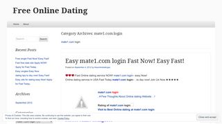 mate1.com login | Free Online Dating