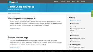 Introducing MateCat