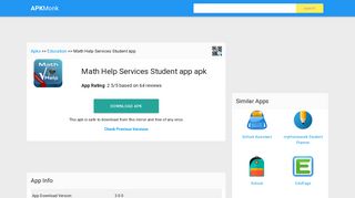 Math Help Services Student app Apk Download latest version 3.0.0 ...