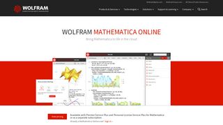 Wolfram Mathematica Online: Bring Mathematica to Life in the Cloud