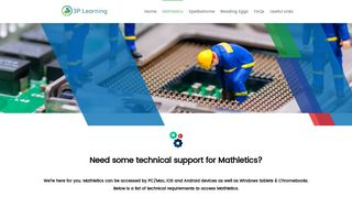 Technical Support for Mathletics - 3P Learning