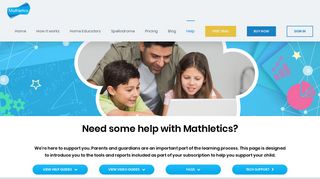 Mathletics help for parents