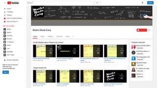 Maths Made Easy - YouTube