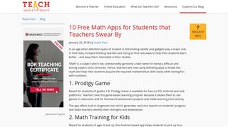 10 Free Math Apps for Students that Teachers Swear By - Blog