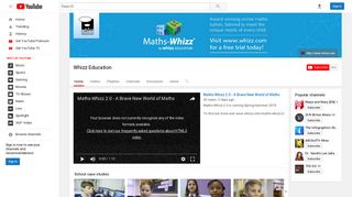 Whizz Education - YouTube