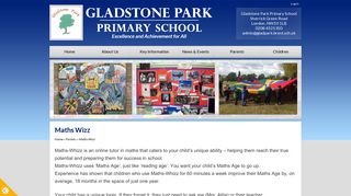 Maths Wizz | Gladstone Park Primary School