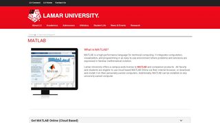 matlab - Lamar University