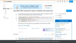 Use MATLAB's webread to login to website and extract text - Stack ...