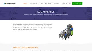 Log Analytics - Analytics Platform - Matomo
